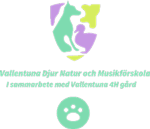 VALLENTUNA DJUR NATUR & MUSIKFÖRSKOLA logotyp